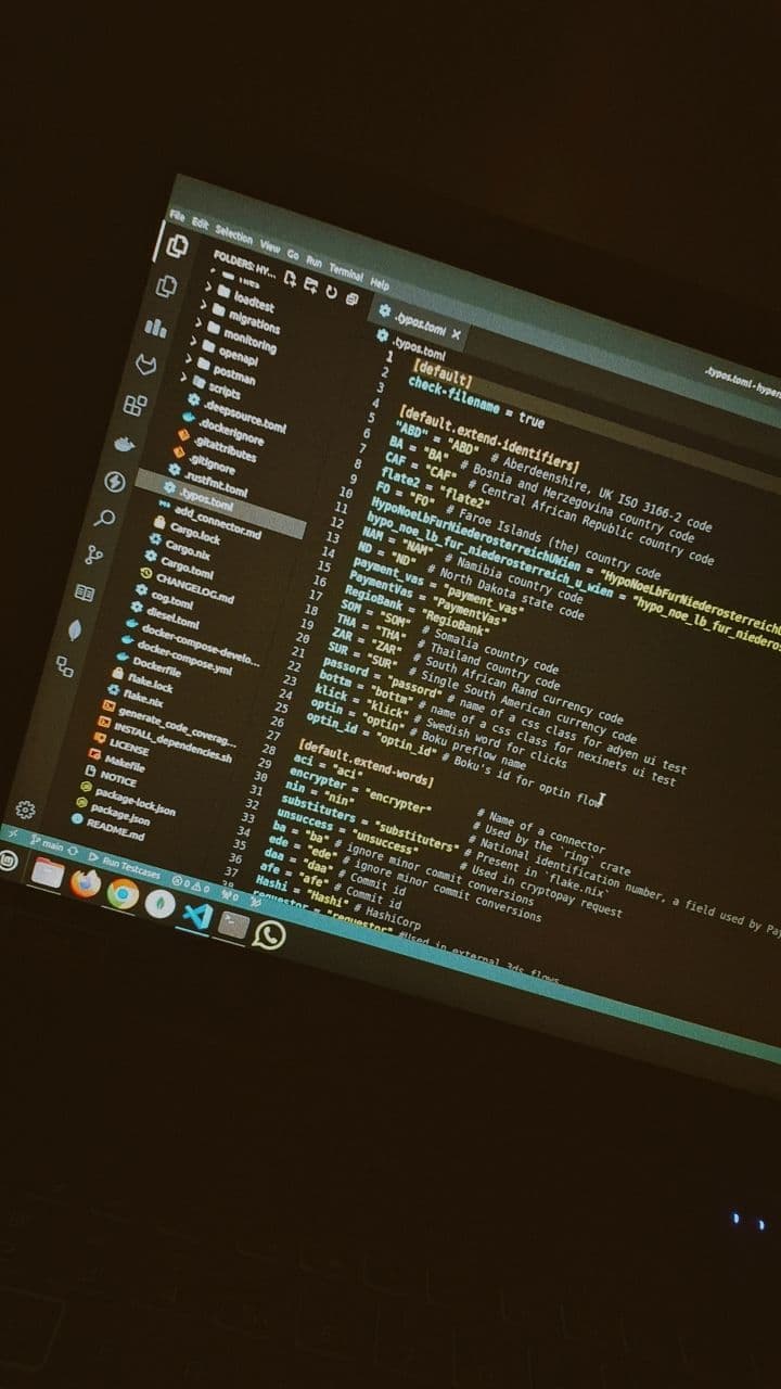 Me coding at night in my hostel room